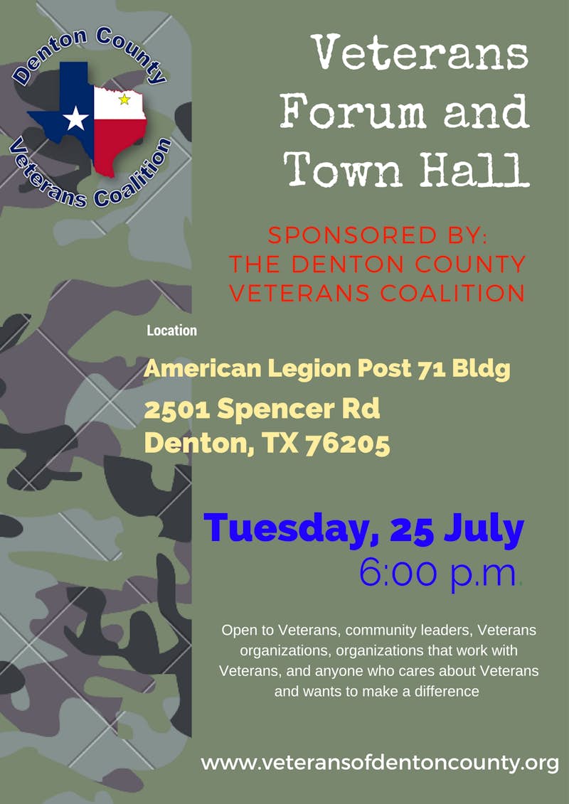 Denton County Veterans Coalition hosts town hall, forum